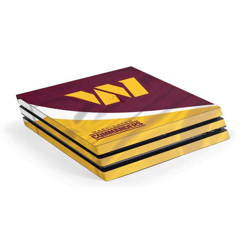 NFL Washington Commanders Flag PS4 Pro Console Skin